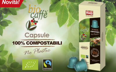 The authentic Made in Italy Espresso in a 100% compostable capsule